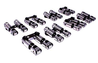 (image for) 823-16 Endure-X Solid Roller Lifters for Chevrolet V8 396-454 (1965-96), .875" Dia., Centered – Set of 16